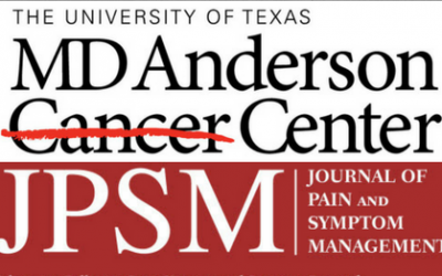 MD Anderson Study Proves Alpha-Stim Effectively Treats Pain, Anxiety, Insomnia & Depression in Advanced Cancer Patients